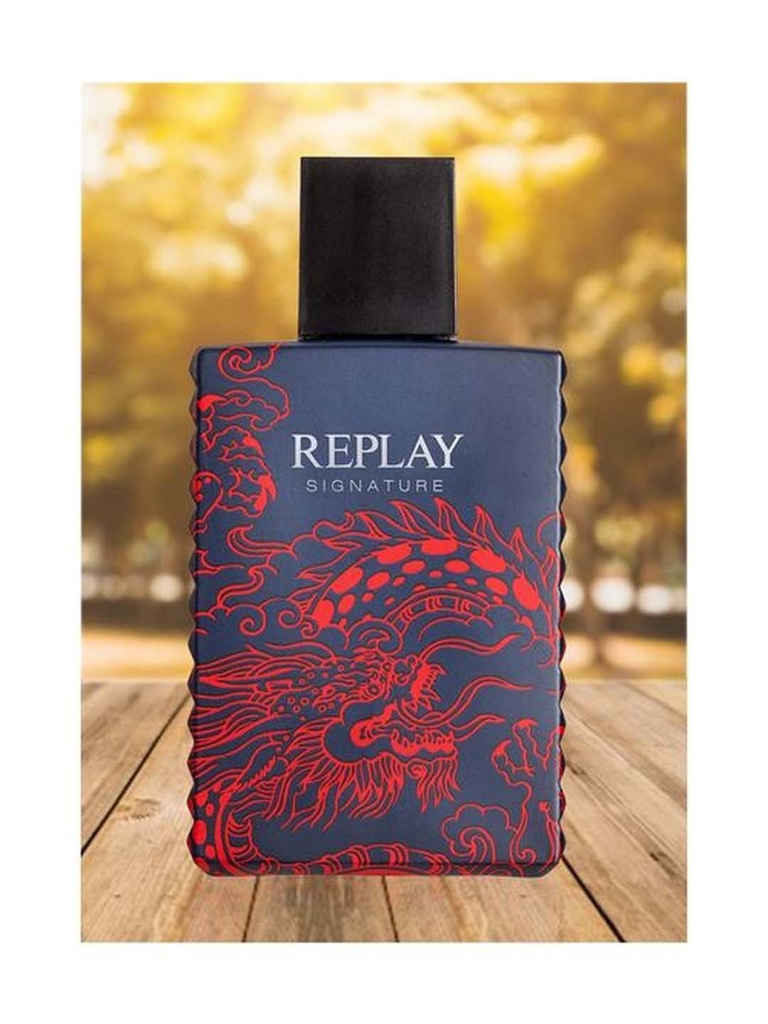 Replay Signature Red Dragon Eau de Toilette for Men - 100 ml