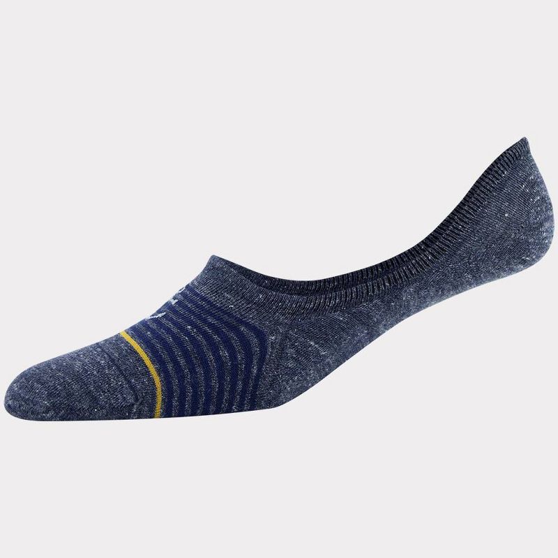 Signature Gold by GOLDTOE Men's Native Nomad Invisible Loafer Socks 2pk - Peacoat 6-12.5