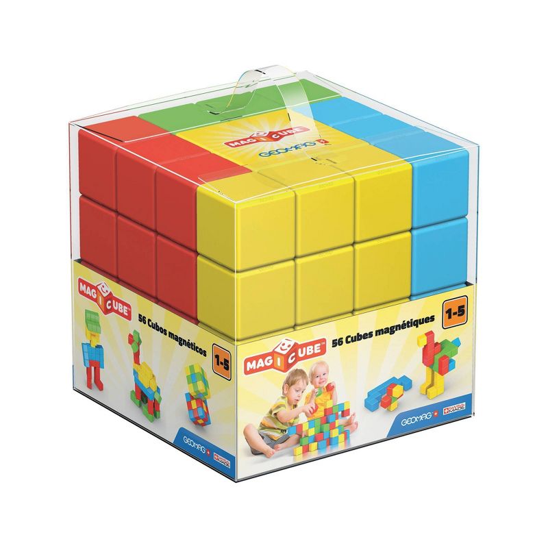 Geomag Magic Cube Preschool Magnetic Building Set 56pc