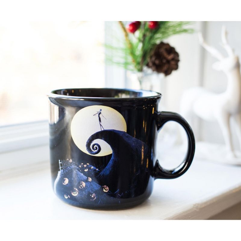 Silver Buffalo The Nightmare Before Christmas Jack Skellington Camper Mug | Holds 20 Ounces