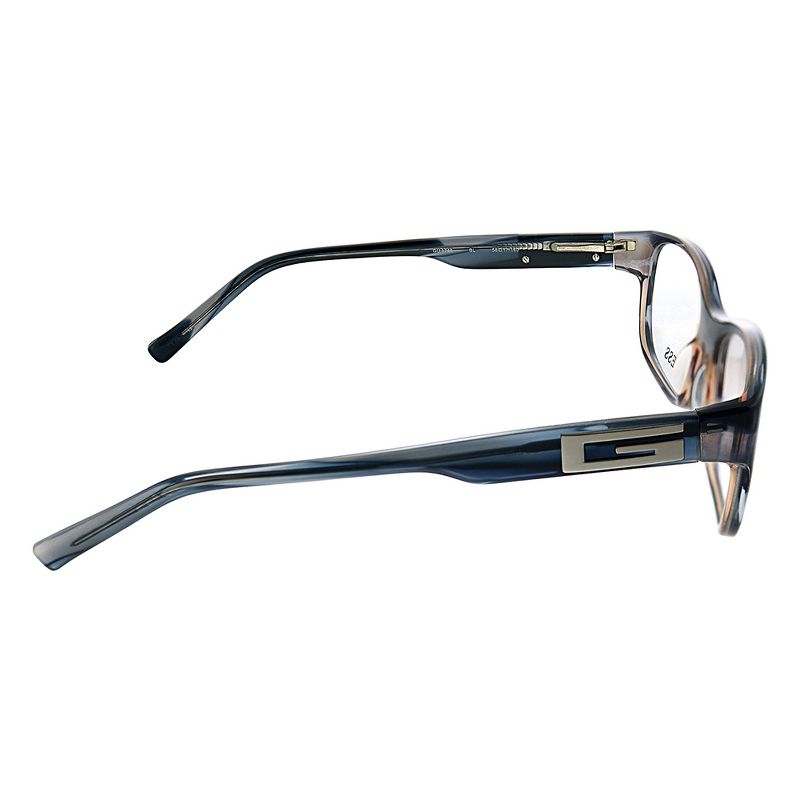 Guess GU 1748 BL Unisex Rectangle Eyeglasses Blue Striated 58mm