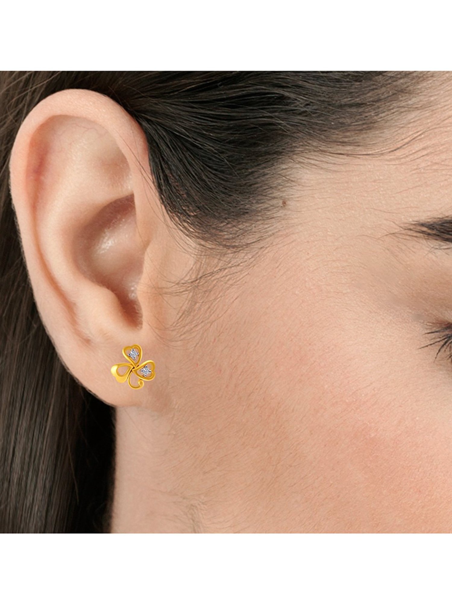 CKC Opulent Multi-Tiered Gold Jhumka Eardrops