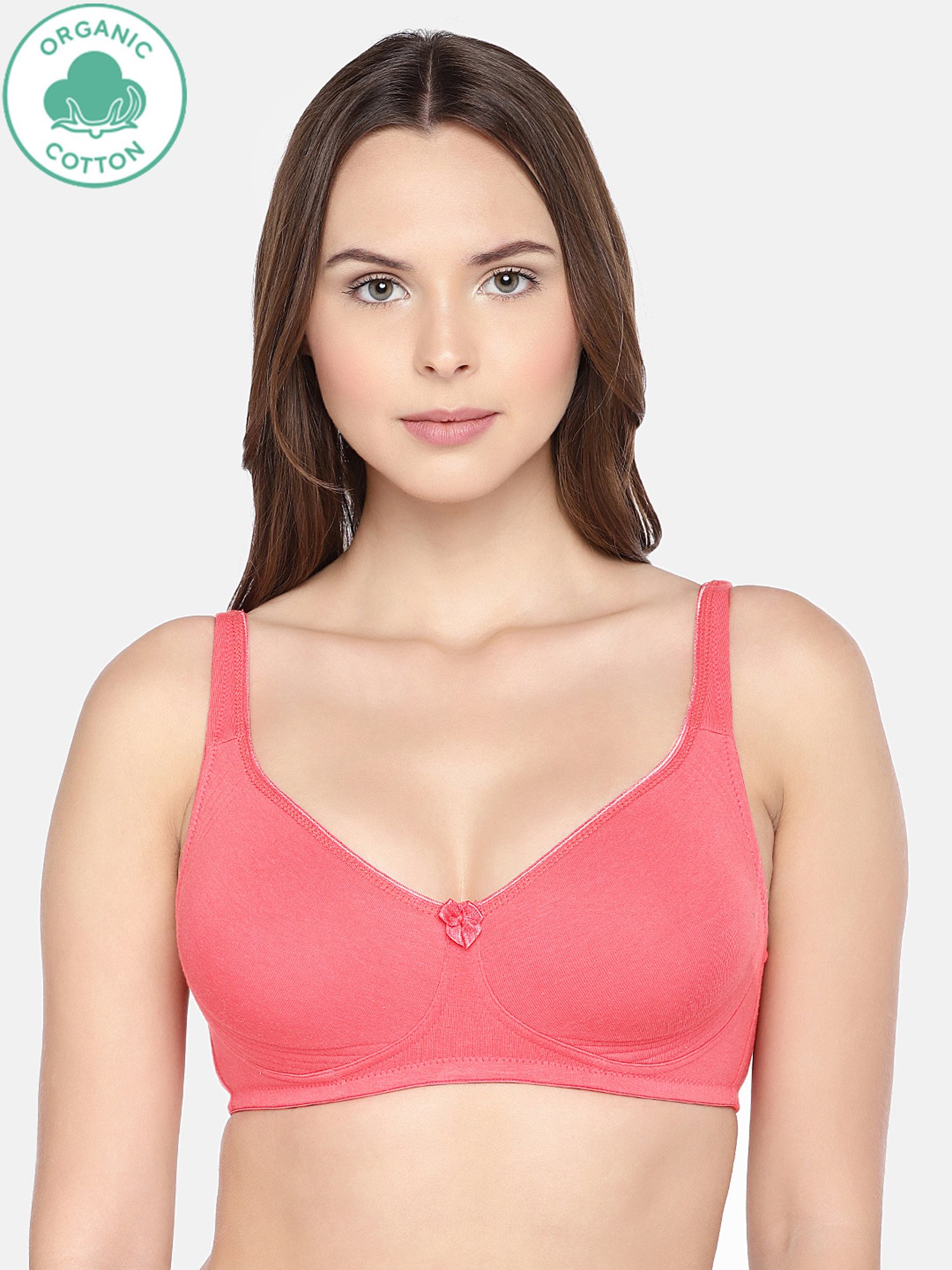 Inner Sense Blue & Pink Full Coverage Bra - Pack of 3