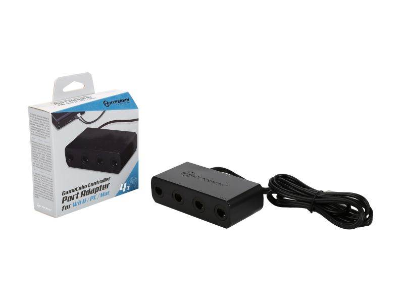 Hyperkin GameCube 4-Port Adapter for Wii U - PC/Mac and USB Compatible