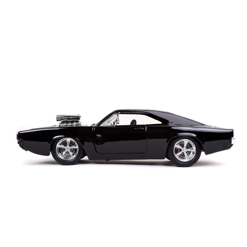 Fast & Furious '70 Dodge Charger 1:24 Scale Die-Cast Vehicle - Black