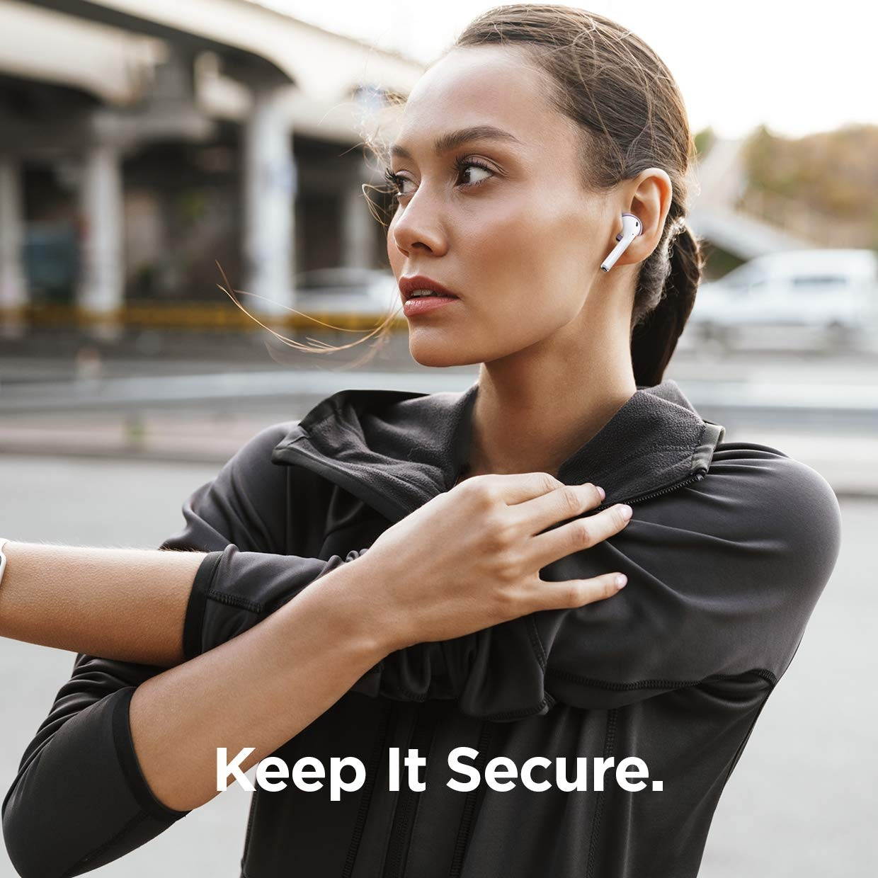 elago Earbuds Cover Designed for Apple AirPods 2 & 1 or EarPods [4 Pairs: 2 Large + 2 Small] (Lavender)