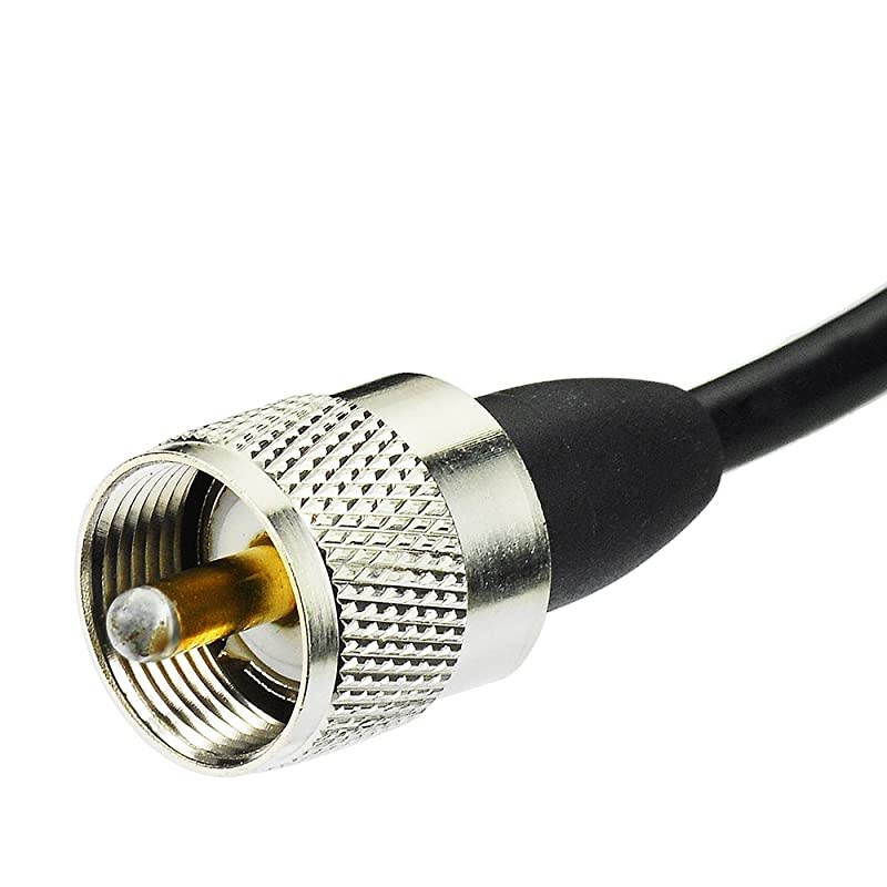 Dual Band VHF UHF Ham Mobile Radio Antenna PL259 with Magnetic Base 5M Cable for Ham Radio Amateur Radio Mobile Transceiver 144430mhz