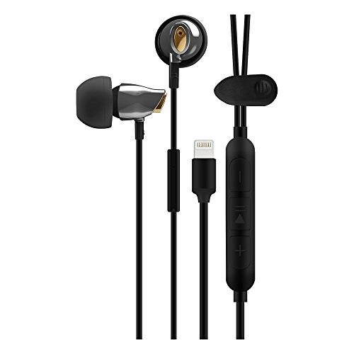 VIOTEK Aqua Lightning Port Stereo Earbuds: Powerful 105dB; Dynamic & Digital Sound; iPhone / iPad / iPod Compatible
