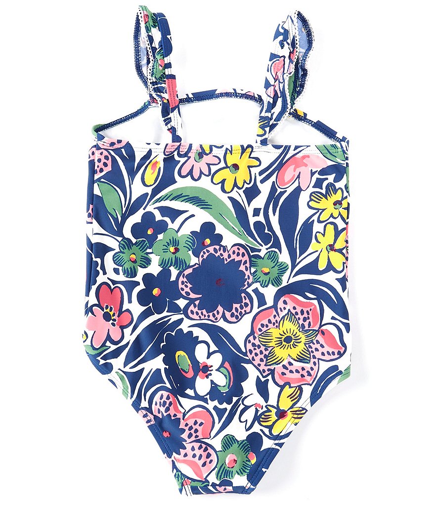 Starting Out Baby Girls 3-24 Months Ruffled Pineapple One-Piece Swimsuit