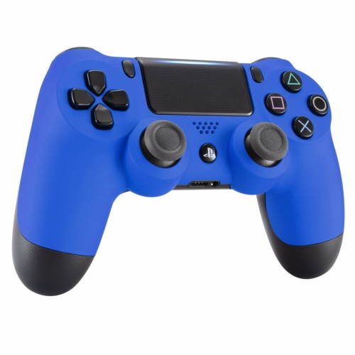 "Soft Touch Blue" Ps4 PRO Custom UN-MODDED Controller Exclusive Unique Design CUH-ZCT2U