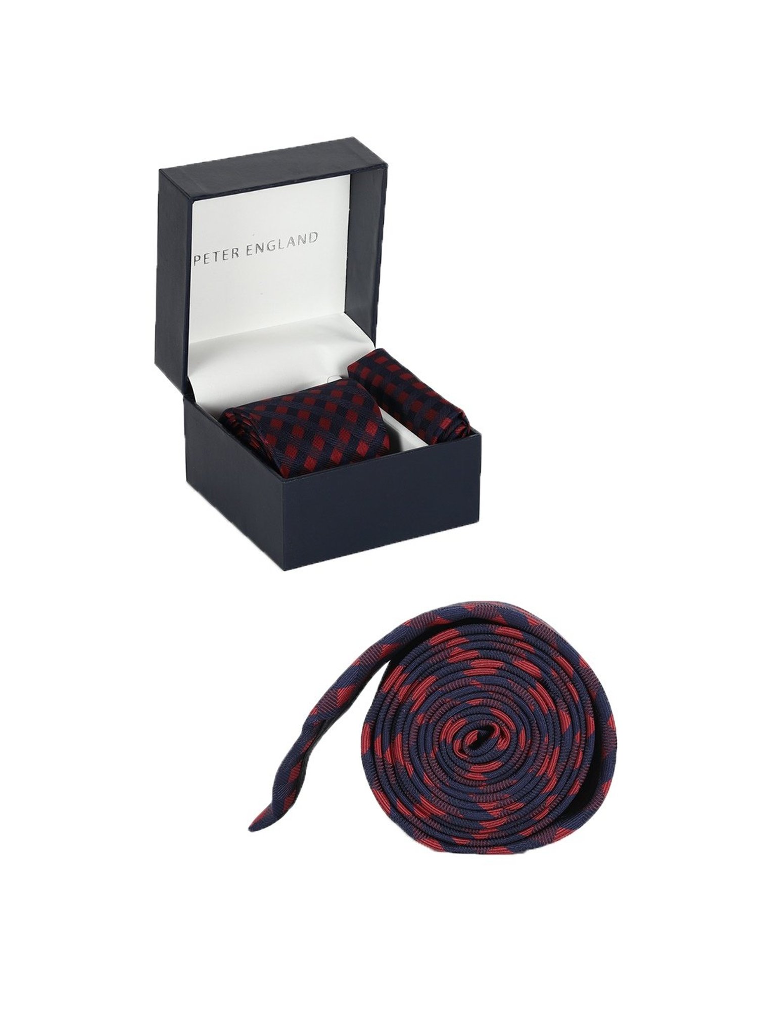 CHOKORE Red and Yellow Checks Tie