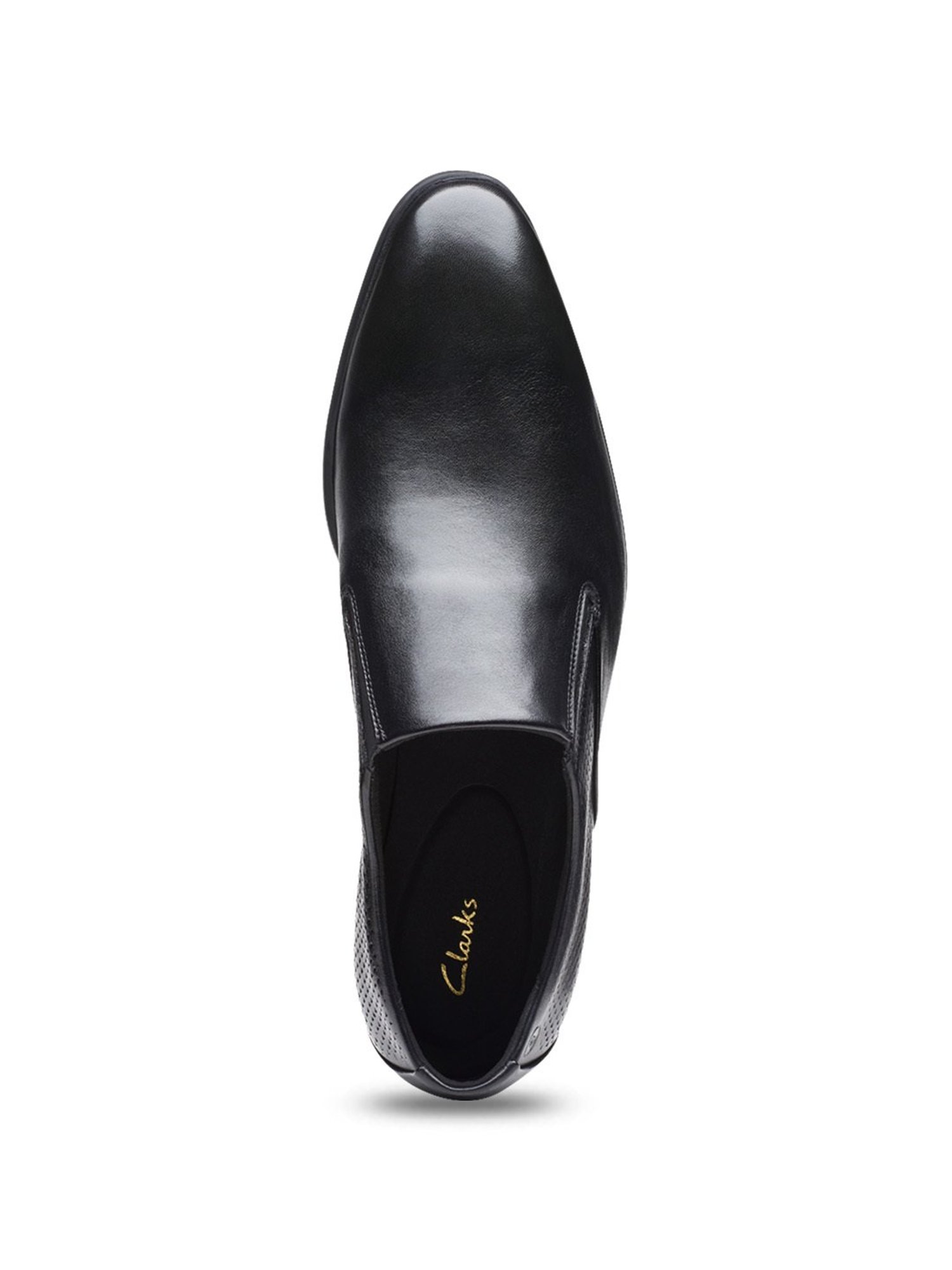 Clarks Men's Boswyn Black Loafers