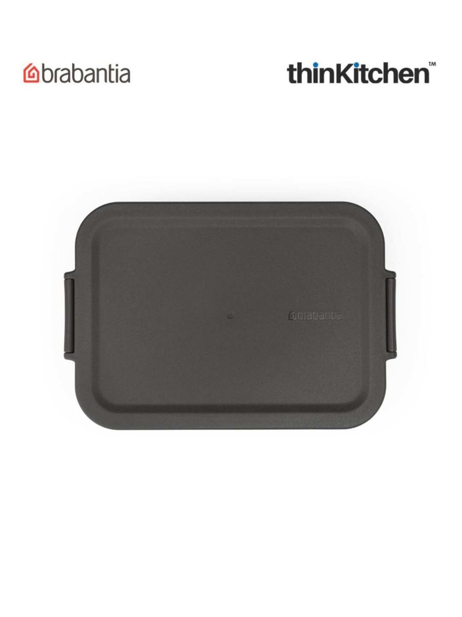 Brabantia Dark Grey Plastic Make & Take Medium Lunch Box (1.1 L)