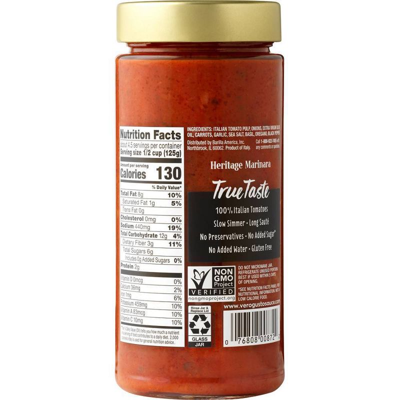 Vero Gusto Heritage Marinara - 20oz