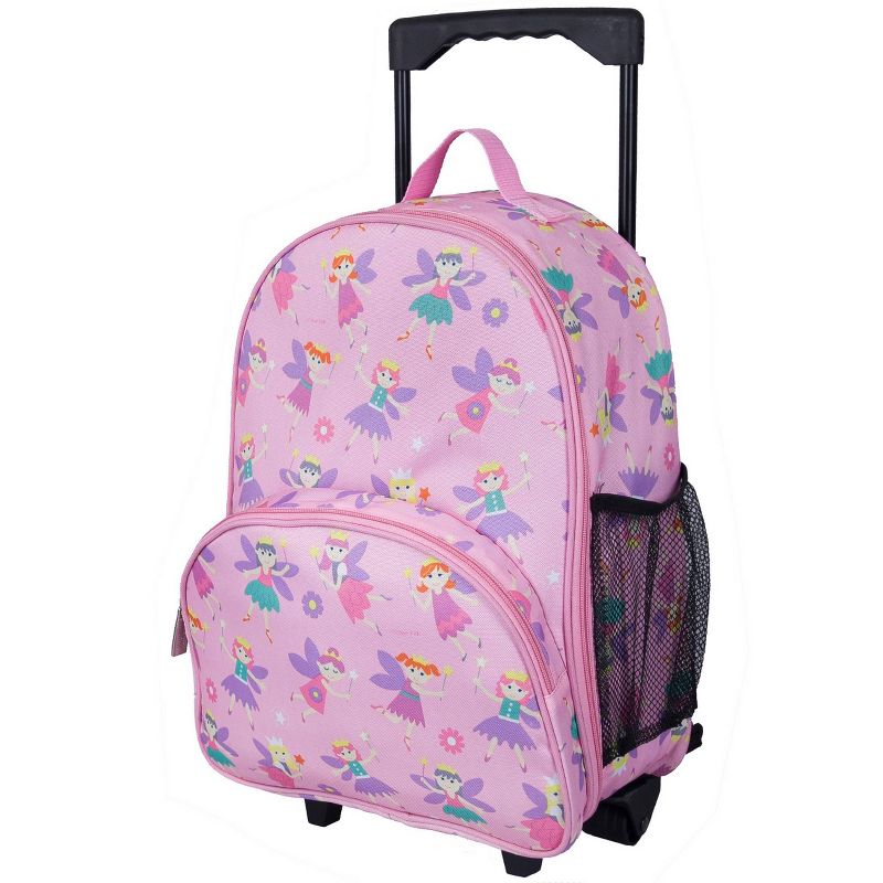 Wildkin Olive Kids' Fairy Princess Rolling Carry On Suitcase - Pink