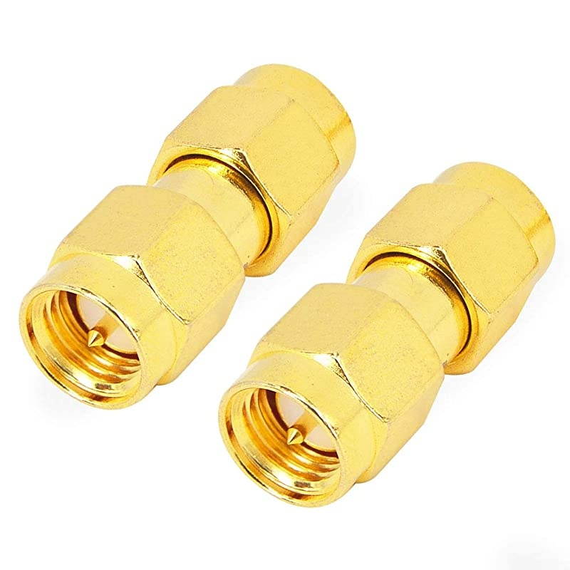 SMA Connectors Kit Antenna Cable Connector SMA Male to Male SMA Female to Female RF Coax Adapter for WiFi Caoxial Extension Cable 4 PCS