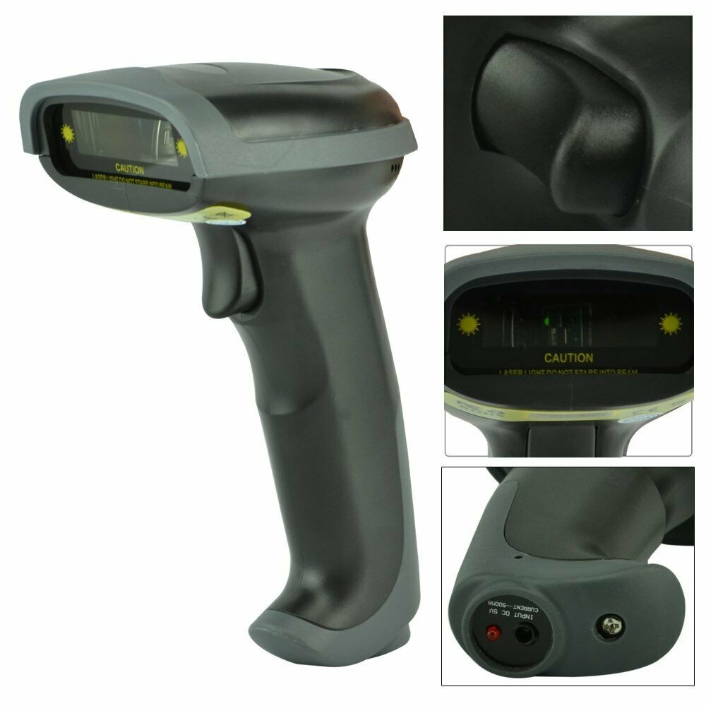 USB Bluetooth Wireless Wired Barcode Scanner Automc Laser Scan  POS Reader