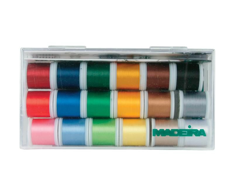 Madeira Rayon Thread Sampler 18/Pkg