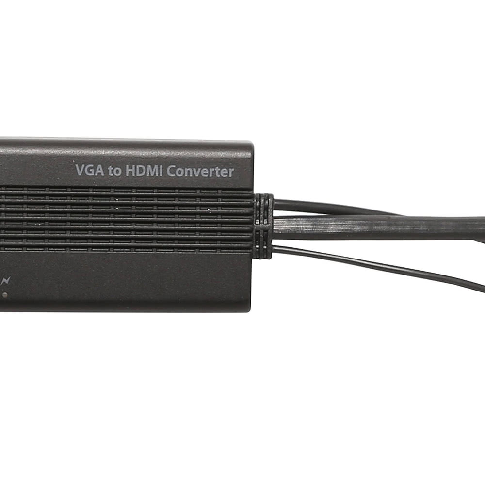SYBA VGA to HDMI Video & Audio Converter Output Computer Screen, Movie, and Game on TV & Projector SD-ADA31040