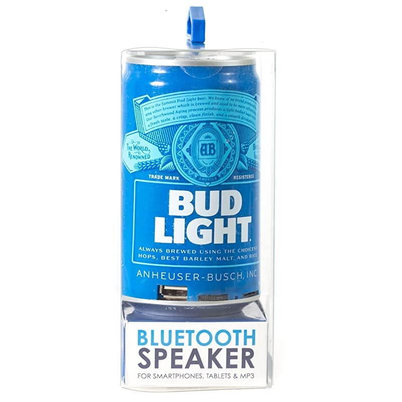 Bluetooth Can Speaker Wireless Audio Sound Stereo Beer Can Bluetooth  Music Player Portable Travel Stereo Speaker Official  Universal Speaker for all Devices Blue Bud