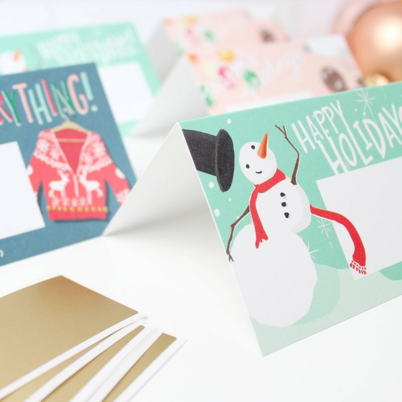 Assorted Holiday Scratch off Mini Note Cards