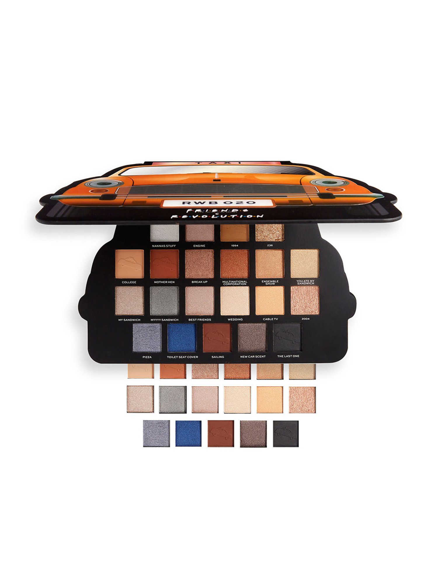 Makeup Revolution X Friends Take A Drive Eyeshadow Palette - 25.2 gm