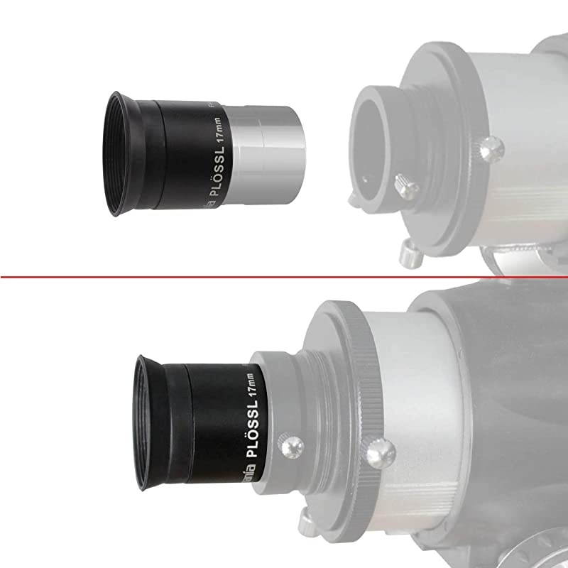 125quot 17mm Plossl Telescope Eyepiece 4Element Plossl Design Threaded for Standard 125inch Astronomy Filters
