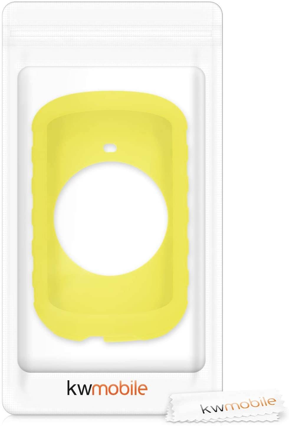 kwmobile Case Compatible with Garmin Edge 830 - Soft Silicone Bike GPS Navigation System Protective Cover - Black