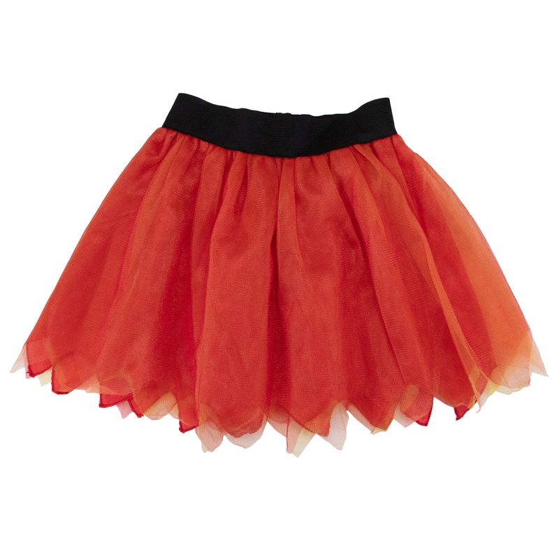 Northlight 17" Orange And Black Halloween Skirt Costume Accessory