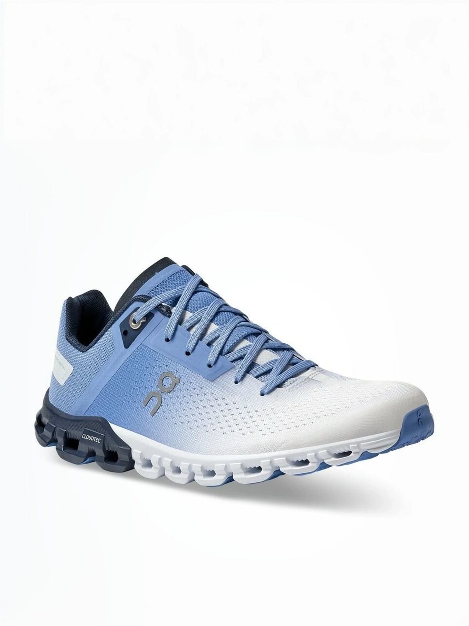 On Women's Cloudflow 3 Marina Blue & White Running Shoes