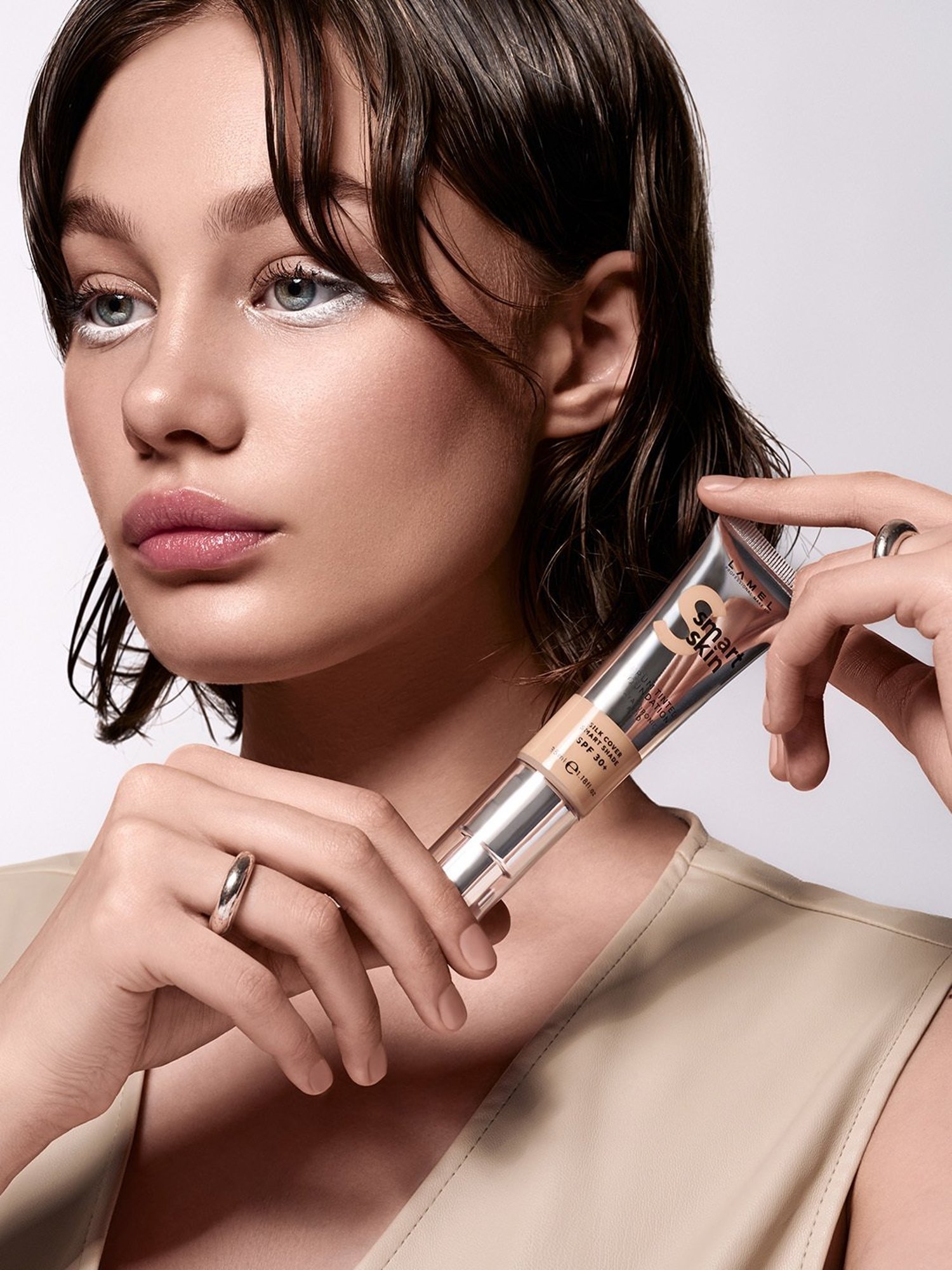 Lamel Smart Skin Serum Tinted Foundation SPF 30 + 408 Honey - 35 ml