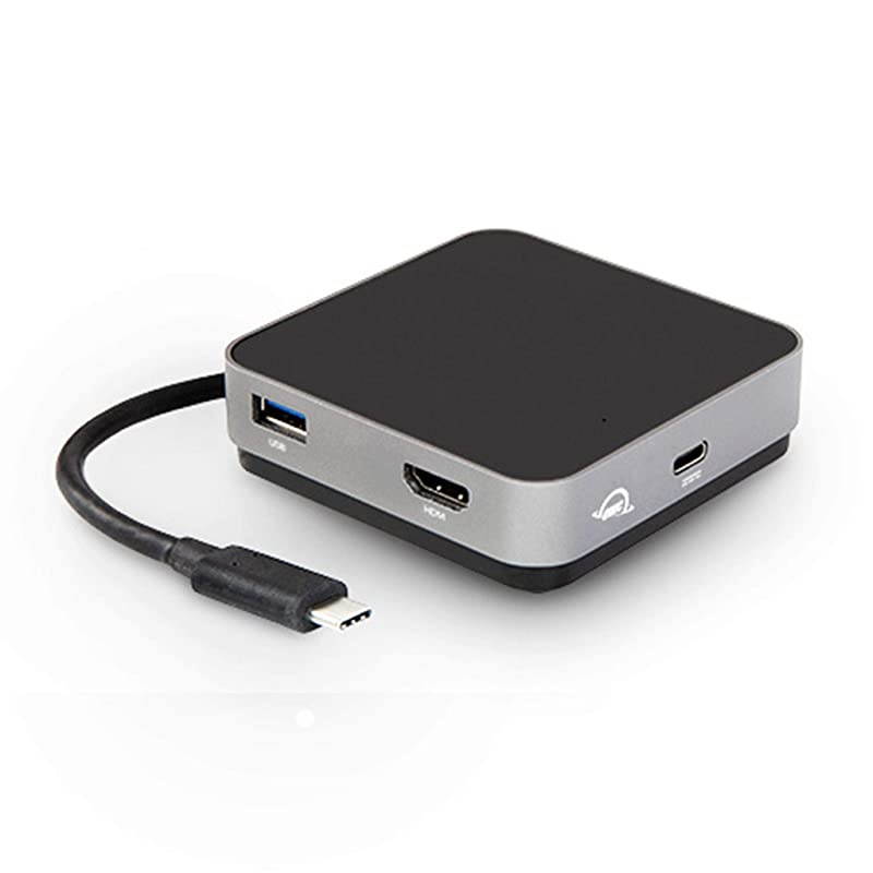 USBC Travel Dock 5 Port with USB 31 HDMI SD Card and 100W Power Pass Through Space Grey