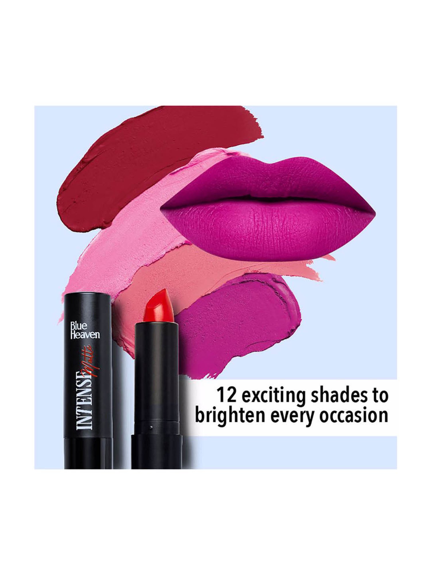 Blue Heaven Intense Matte Lipstick Sunny Orange 304 - 4 gm