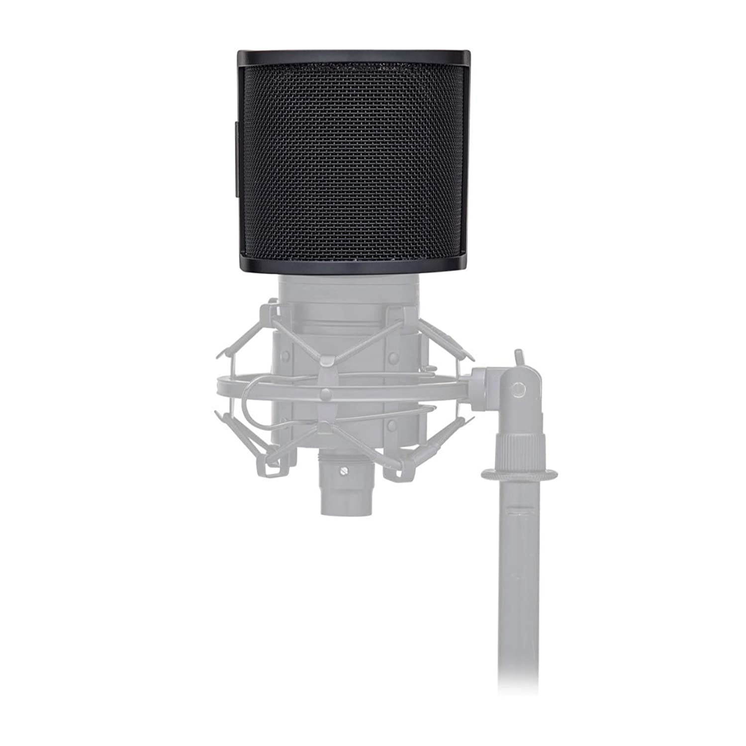 PreSonus Revelator USB-C Microphone w/StudioLive Voice Effects Bundled with Knox Gear Studio Mic Stand & Pop Filter for Recording & Broadcasting Microphones (3 Items)