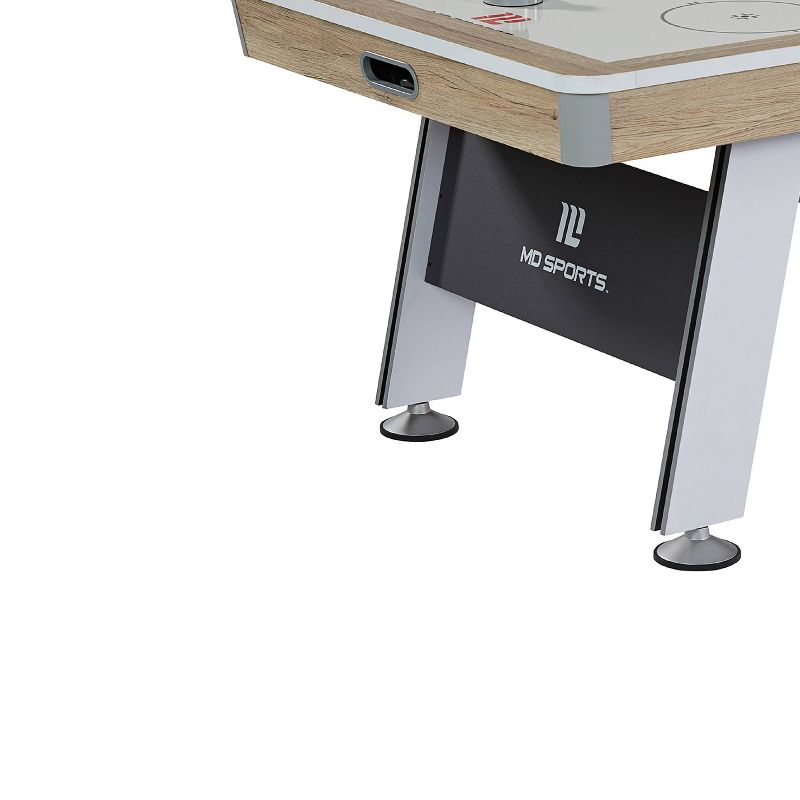 MD Sports Hinsdale 84" Air Powered Hockey Table - Brown