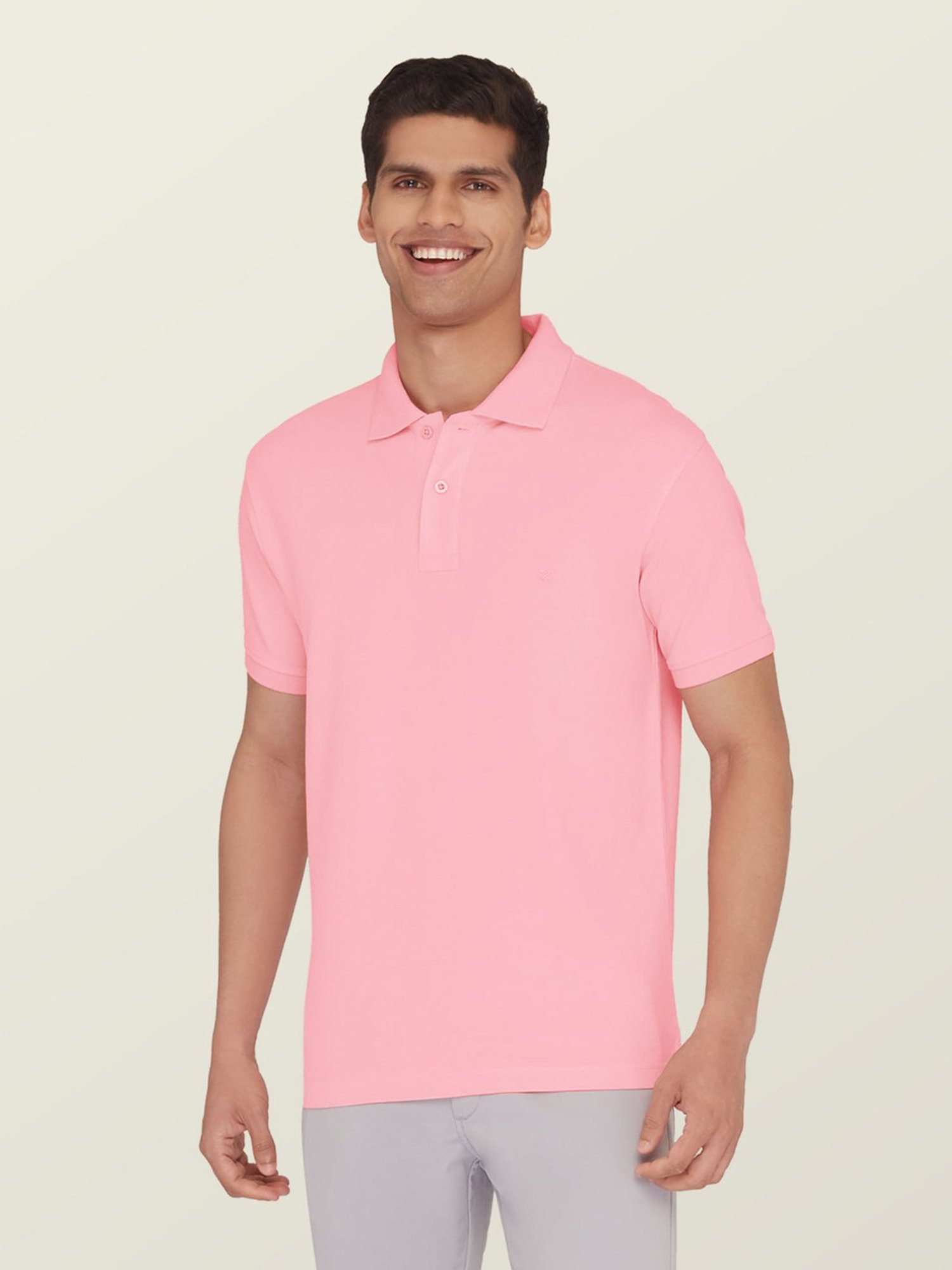 XYXX Light Pink Polo T-Shirt