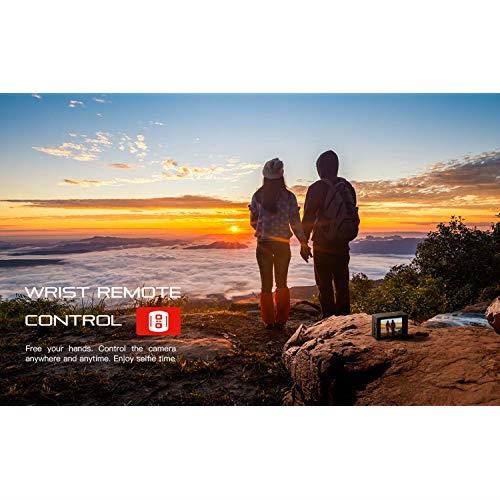 4K 20MP WiFi Action Camera External Microphone Remote Control EIS Stabilization Underwater 40M Waterproof Sport Camera Time Lapse with 2X1200mAh Batteries and 20 Accessories