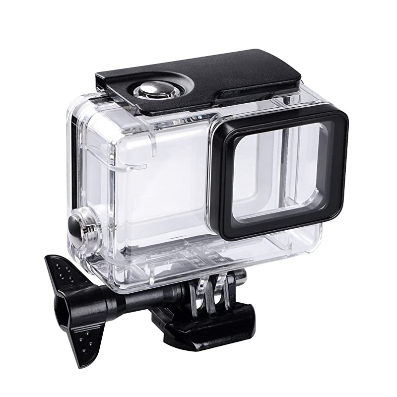 Waterproof Housing Case for GoPro Hero 9 Black with Tempered Glass Screen Protector, 45M/148FT Underwater Protective Dive Case Shell for Go Pro Hero9 Camera Accessories