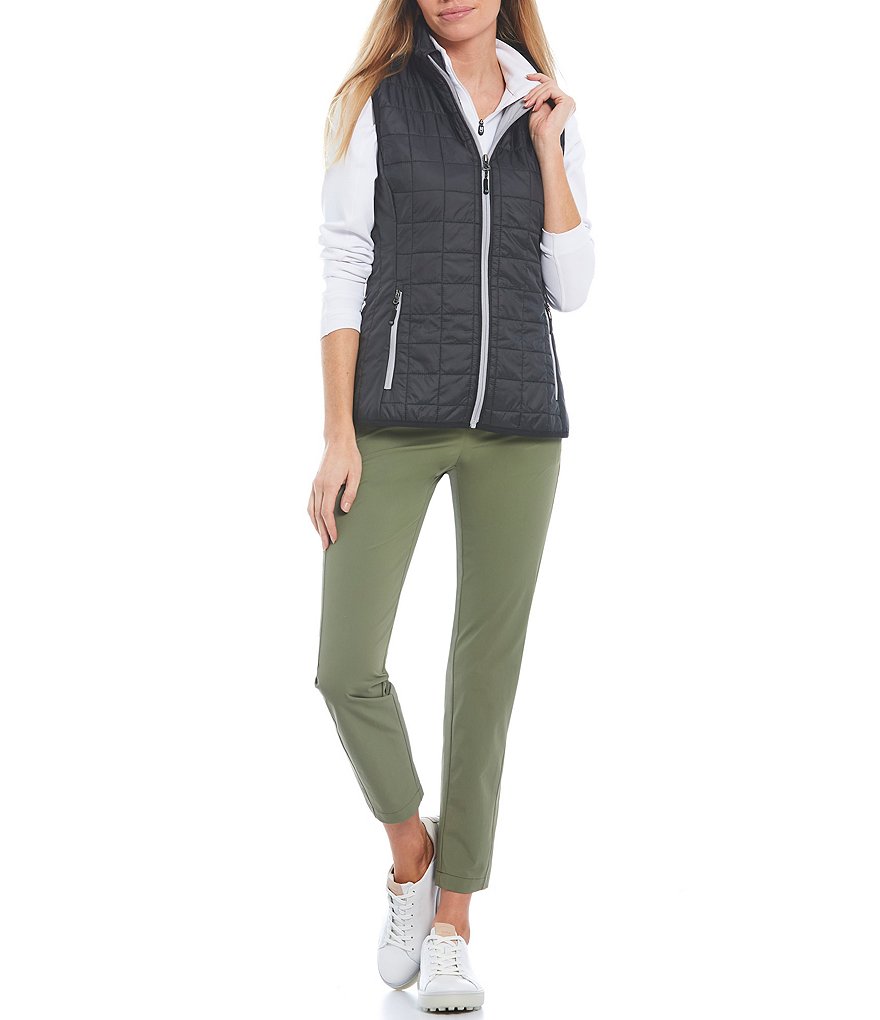 Cutter & Buck Rainier PrimaLoft&reg; Eco Insulated Full Zip Packable Puffer Vest