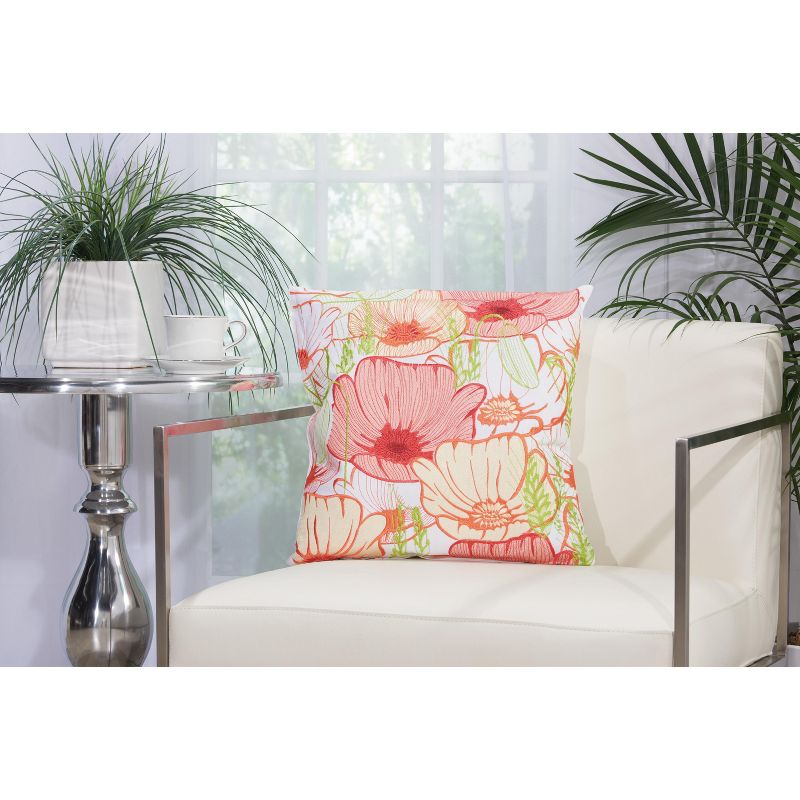 Outdoor Pillows L3163 White 18" x 18"