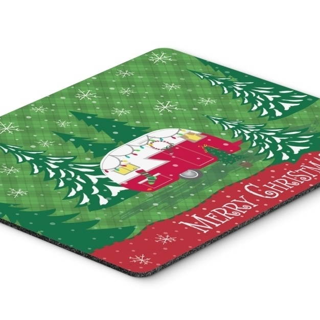 Christmas Vintage Glamping Trailer Mouse Pad, Hot Pad or Trivet VHA3018MP