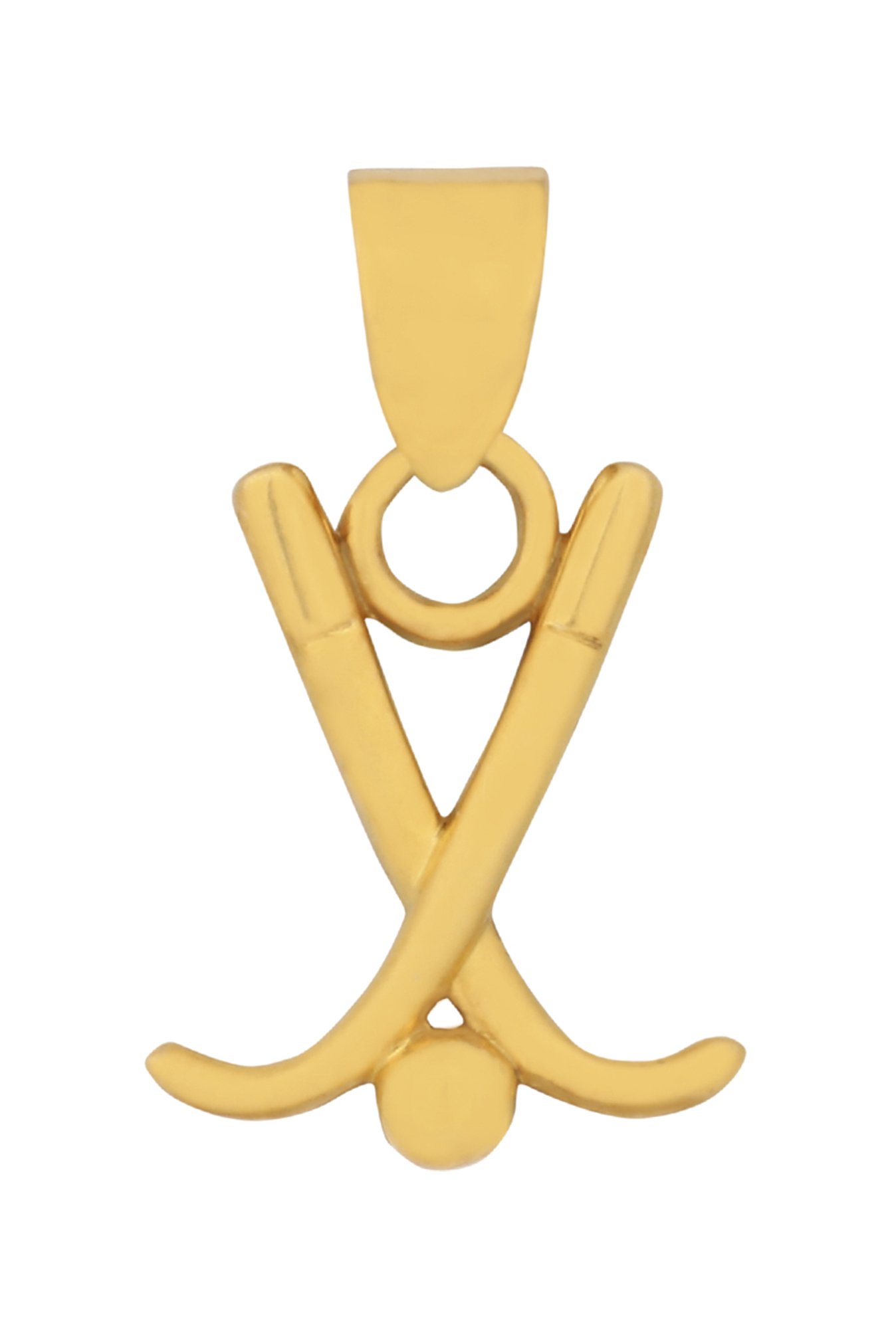PC Jeweller Hockey 22 kt Gold Pendant without Chain