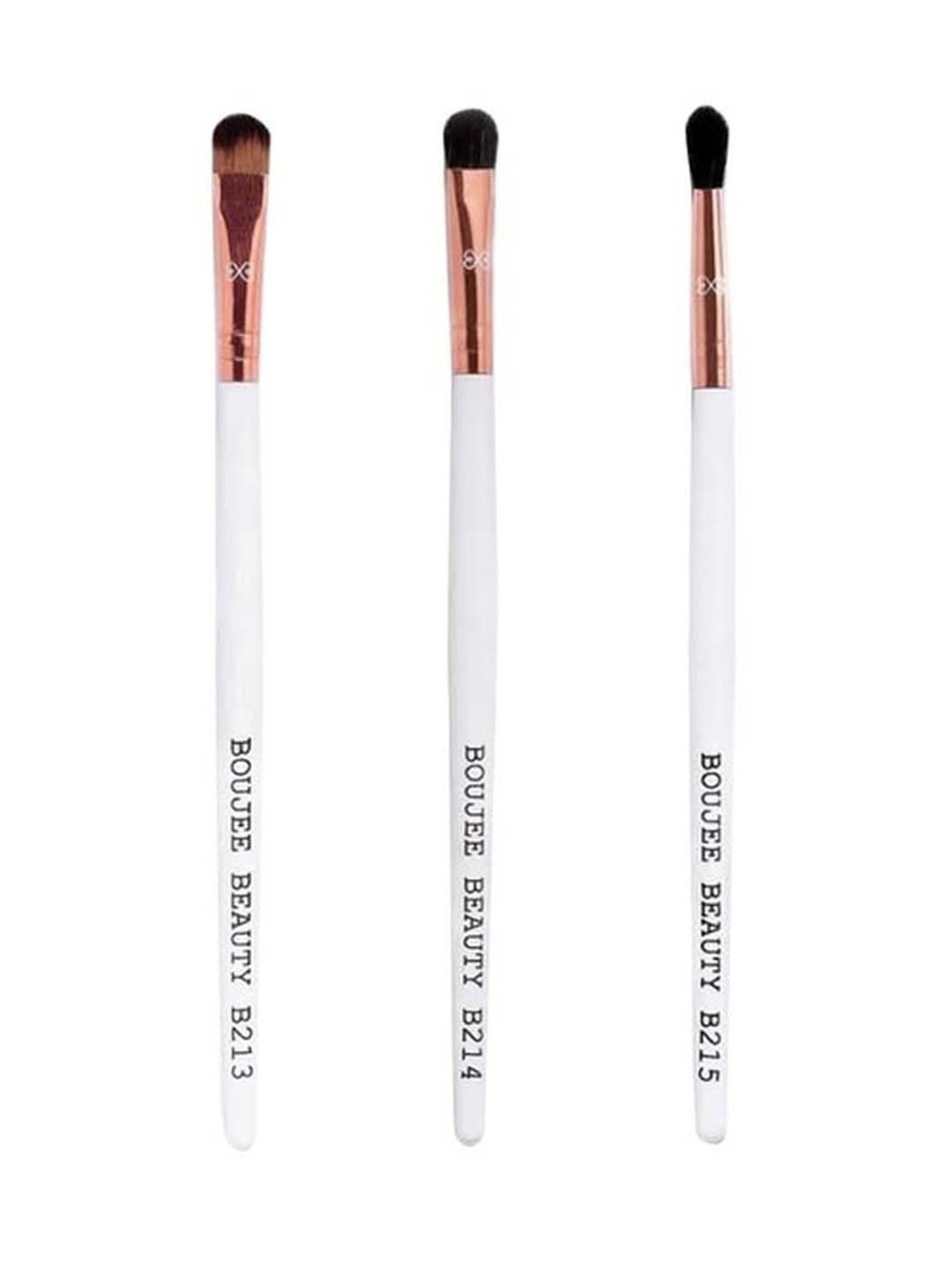 Boujee beauty Precision Eye Brush Bundle - 3 Pcs