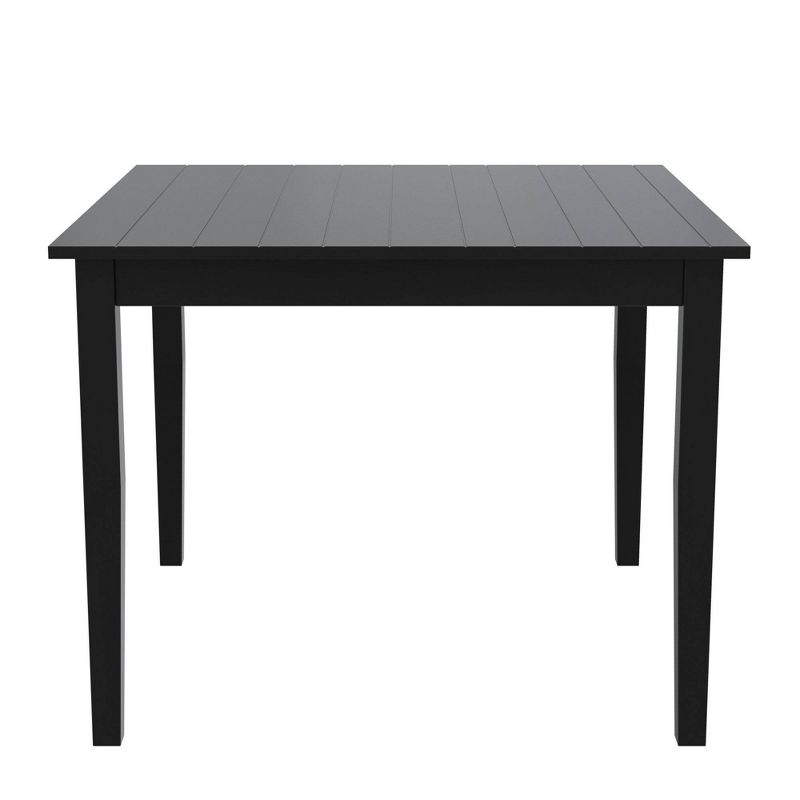 5pc Amber Traditional Height Dining Set Black/Beige - Dorel Living