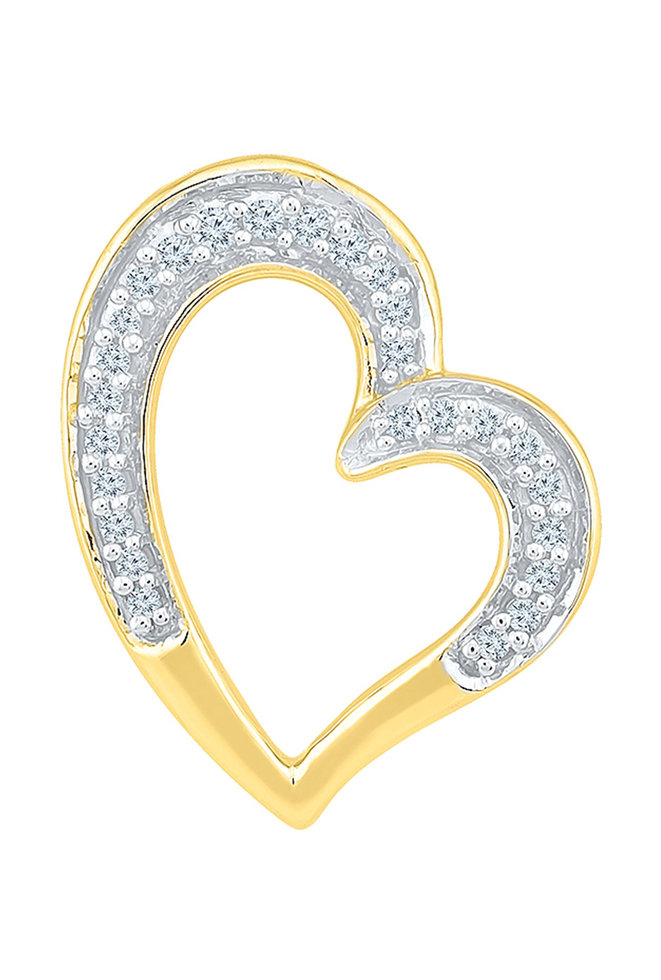 Sri Jagdamba Pearls Magic Of Love   18kt   Gold & 0.16 ct Diamond Pendant