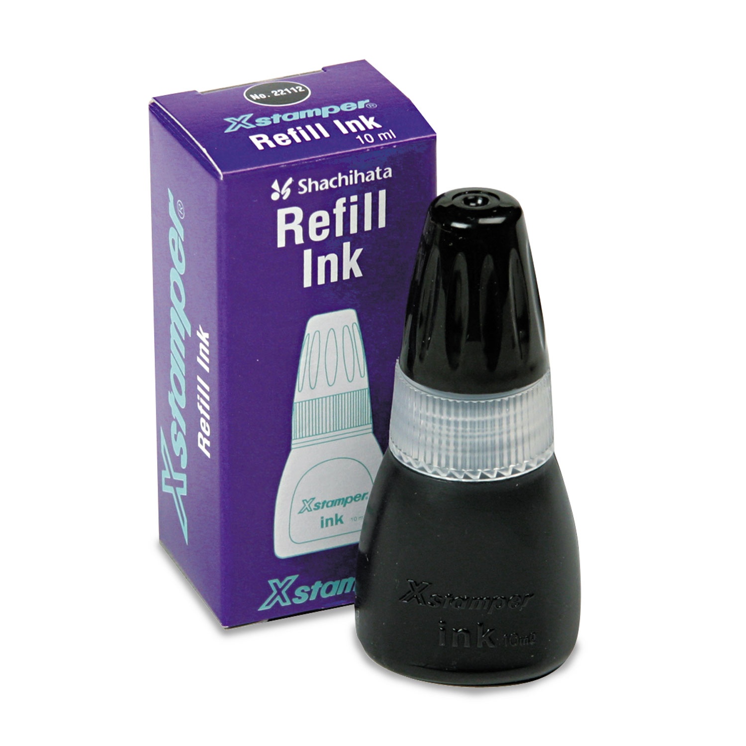Refill Ink for Xstamper Stamps 10ml-Bottle Black