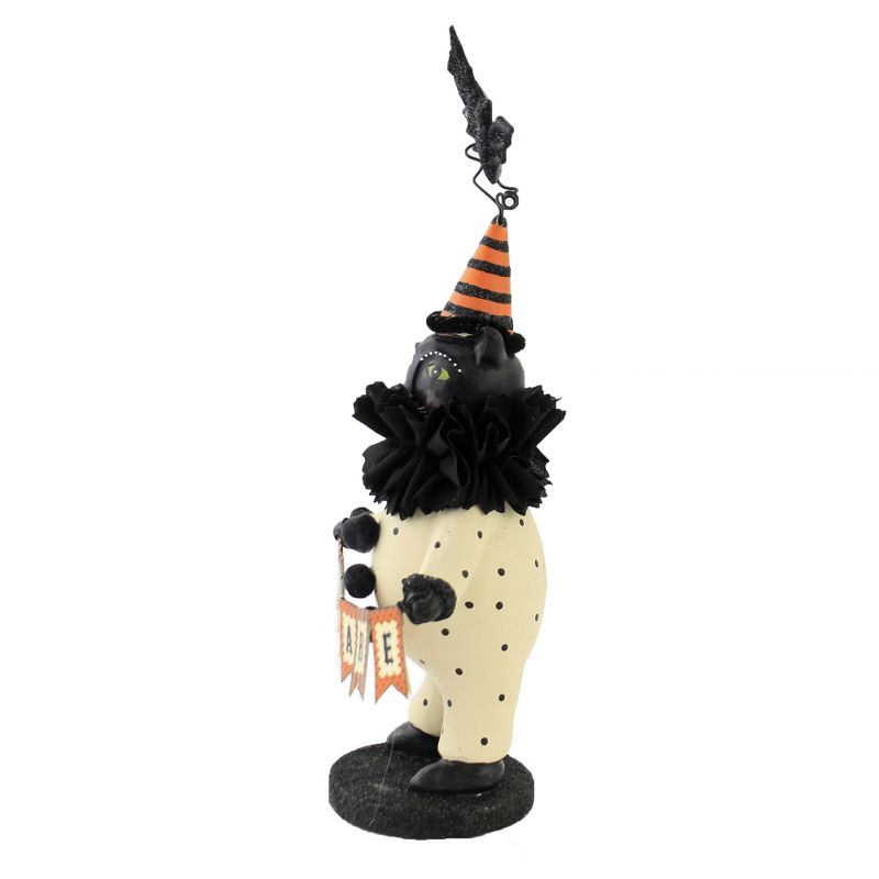 Heather Myers 10.25" Scaredy Cat Halloween Bats Beware  -  Decorative Figurines