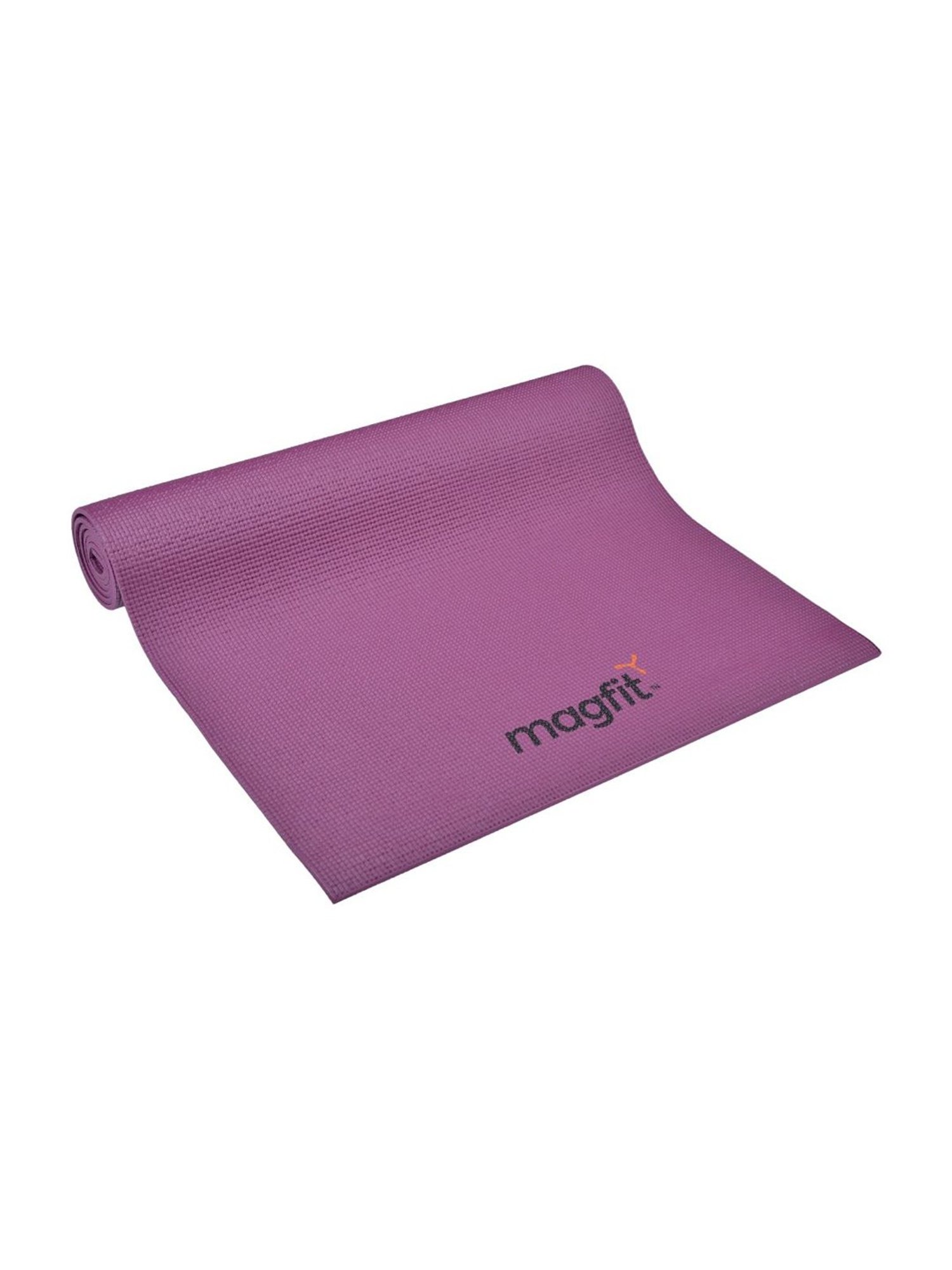 MagFit Purple PVC Yoga Mat with Mat Bag (6 mm)