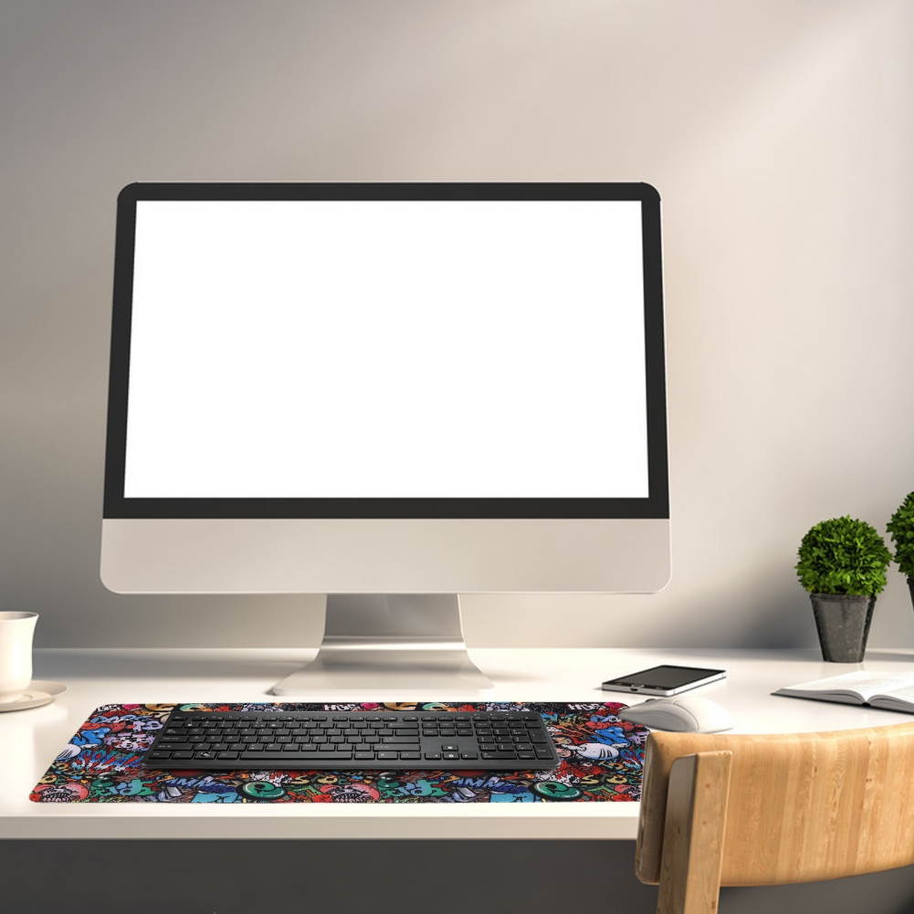 Gaming Mouse Pad Large Size 300*700MM Water-Resistant Extended Mouse Mat World Desk Mat Gaming Support for Computer, PC and Laptop