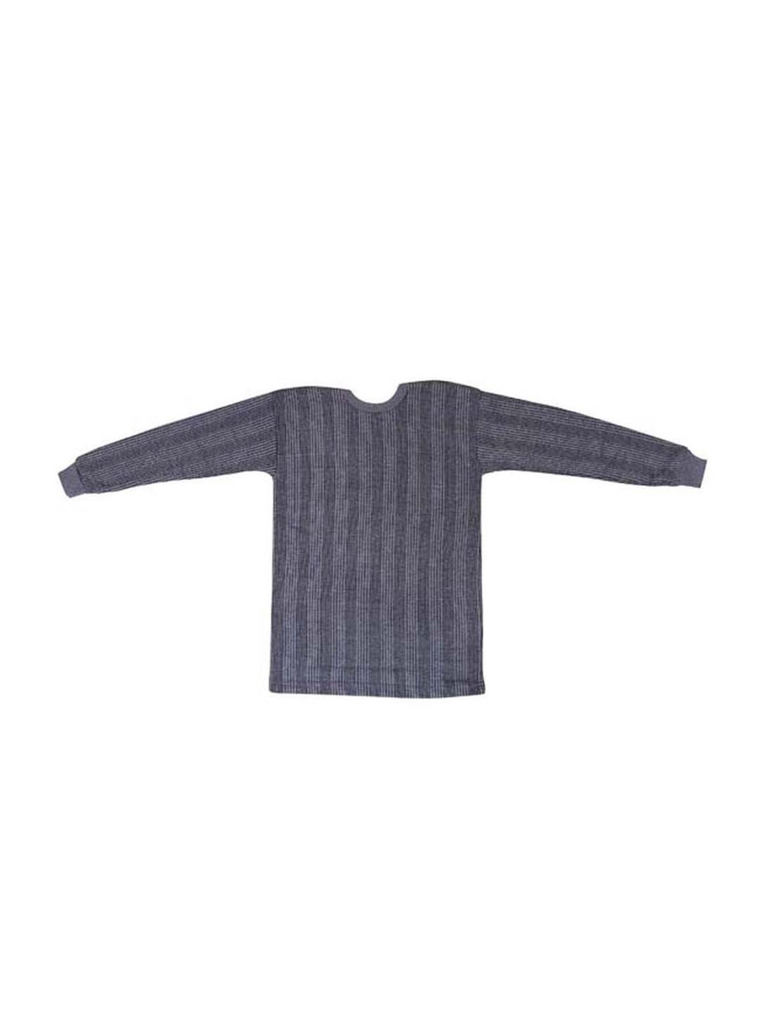 Tiny Bugs Kids Grey Cotton Thermal Top